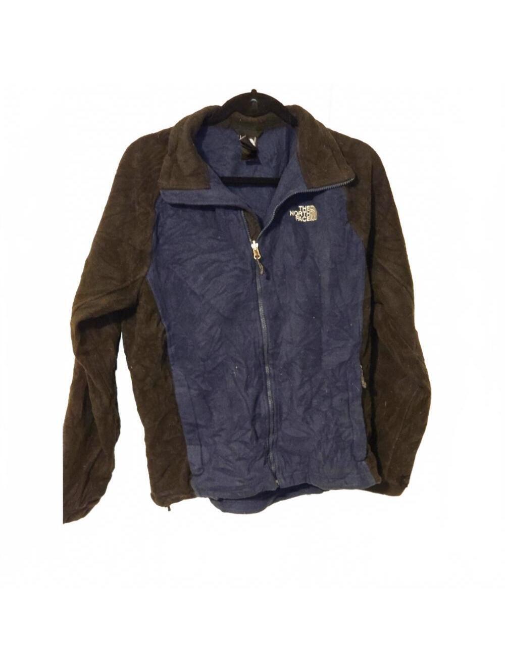 The North Face Men’s Full-Zip Fleece Jacket  Navy & Black Sz Small